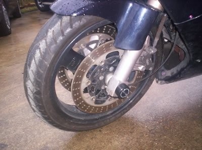 Chrániče přední vidlice, Kawasaki ZX7-R, ZXR750, ZZR1100/1200, Z 1000 -'06, černé